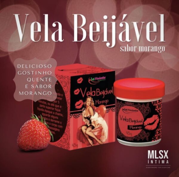 VELA BEIJAVEL PARA MASSAGEM